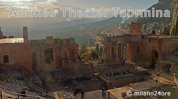 Das griechische Theater in Taormina