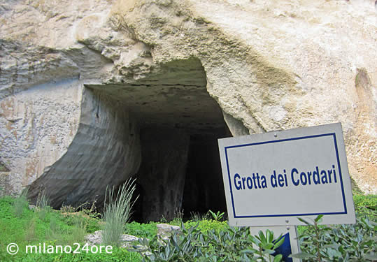 Grotte der Seiler in der Latomia del Paradiso